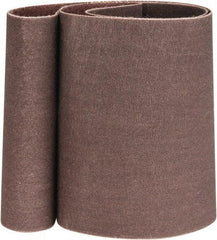 Norton - 3" Wide x 21" OAL, 320 Grit, Aluminum Oxide Abrasive Belt - Aluminum Oxide, Extra Fine, Coated, Series R228 - Benchmark Tooling