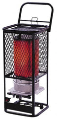 Heatstar - 125,000 BTU, Portable Propane Radiant Heater - 100 Lb Fuel Capacity, 16-1/4" Long x 16-1/4" Wide x 35" High - Benchmark Tooling