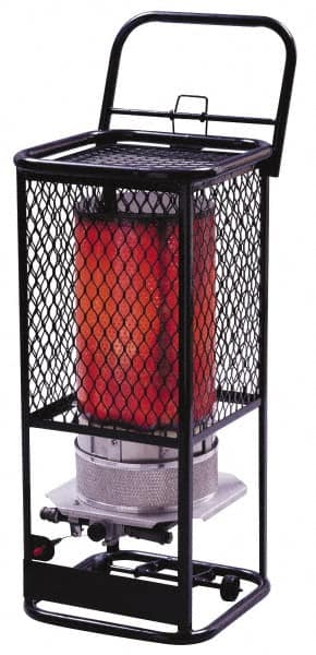 Heatstar - 125,000 BTU, Natural Gas Radiant Heater - 16-1/4" Long x 16-1/4" Wide x 35" High - Benchmark Tooling