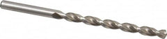 Chicago-Latrobe - #7 135° High Speed Steel Jobber Drill - Bright Finish, Right Hand Cut, Parabolic Flute, Straight Shank, 3-5/8" OAL, Notched Point - Benchmark Tooling
