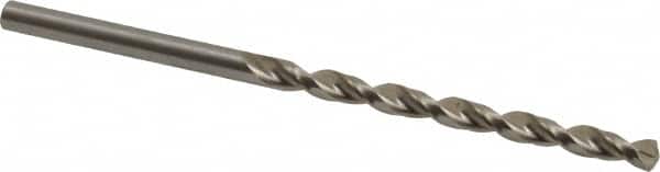 Chicago-Latrobe - #29 135° High Speed Steel Jobber Drill - Bright Finish, Right Hand Cut, Parabolic Flute, Straight Shank, 2-7/8" OAL, Notched Point - Benchmark Tooling