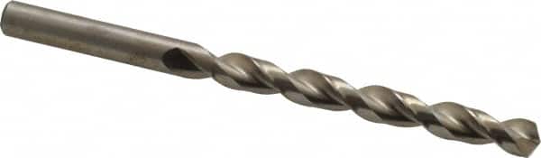 Chicago-Latrobe - Letter L 135° High Speed Steel Jobber Drill - Bright Finish, Right Hand Cut, Parabolic Flute, Straight Shank, 4-1/4" OAL, Notched Point - Benchmark Tooling