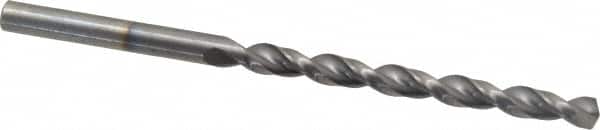 Chicago-Latrobe - 11/64" 135° High Speed Steel Jobber Drill - TiCN Finish, Right Hand Cut, Parabolic Flute, Straight Shank, 3-1/4" OAL, Notched Point - Benchmark Tooling