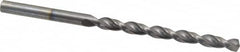 Chicago-Latrobe - 11/64" 135° High Speed Steel Jobber Drill - TiCN Finish, Right Hand Cut, Parabolic Flute, Straight Shank, 3-1/4" OAL, Notched Point - Benchmark Tooling