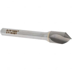 OSG - 3/8" Head Diam, 1/4" Shank Diam, 1 Flute 82° Solid Carbide Countersink - Benchmark Tooling