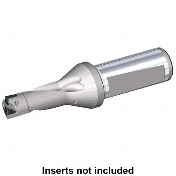 Kennametal - 38mm Max Drill Depth, 2xD, 19mm Diam, Indexable Insert Drill - 2 Inserts, 32mm Shank Diam, Whistle Notch Shank - Benchmark Tooling