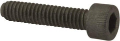 Armor Coat - #8-32 UNC Hex Socket Drive, Socket Cap Screw - Alloy Steel, Armor Coat Finish, Fully Threaded, 3/4" Length Under Head - Benchmark Tooling