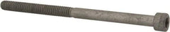 Armor Coat - #8-32 UNC Hex Socket Drive, Socket Cap Screw - Alloy Steel, Armor Coat Finish, Partially Threaded, 2-1/2" Length Under Head - Benchmark Tooling