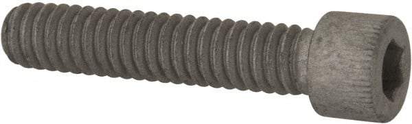 Armor Coat - 1/4-20 UNC Hex Socket Drive, Socket Cap Screw - Alloy Steel, Armor Coat Finish, Fully Threaded, 1-1/4" Length Under Head - Benchmark Tooling