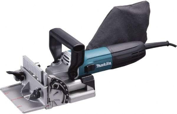 Makita - Power Planers & Joiners Type: Plate Joiner Kit Depth of Cut (Inch): 3/4 - Benchmark Tooling