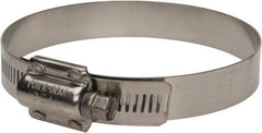 IDEAL TRIDON - SAE Size 412, 3-1/4 to 4-1/8" Diam, Stainless Steel High Torque Worm Drive Clamp - 5/8" Wide, Material Grade 304, Series 60 - Benchmark Tooling