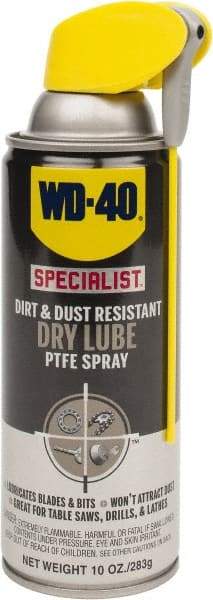 WD-40 Specialist - 10 oz Aerosol Dry Film with PTFE Spray Lubricant - High Temperature, Low Temperature, High Pressure - Benchmark Tooling