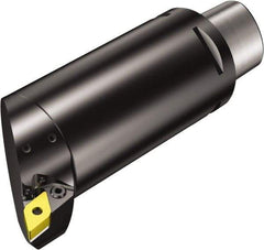 Sandvik Coromant - Right Hand, C6 DNMG 442 Modular Turning and Profiling Cutting Unit Head - Lever Holding Method, 11.417 Inch Hole Diameter, Through Coolant - Benchmark Tooling