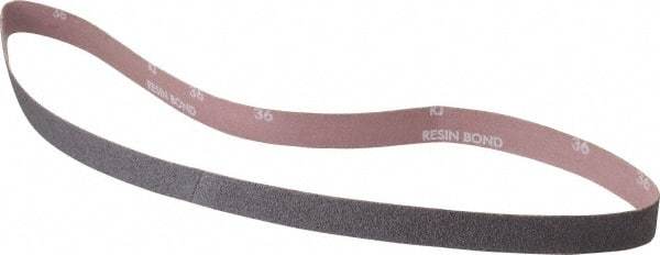 Norton - 1" Wide x 42" OAL, 36 Grit, Aluminum Oxide Abrasive Belt - Aluminum Oxide, Very Coarse, Coated, Series R228 - Benchmark Tooling