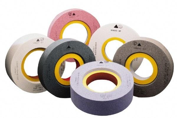 Camel Grinding Wheels - 20" Diam x 10" Hole x 3" Wide Centerless & Cylindrical Grinding Wheel - 46 Grit, Aluminum Oxide, Type 7, Coarse Grade, Vitrified Bond, Two Side Recess - Benchmark Tooling