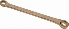 Ampco - 1/2" x 9/16" 12 Point Offset Box Wrench - Double End, 9-1/2" OAL, Aluminum Bronze - Benchmark Tooling