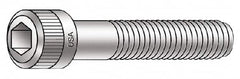 Armor Coat - #8-32 UNC Hex Socket Drive, Socket Cap Screw - Alloy Steel, Armor Coat Finish, Fully Threaded, 1/2" Length Under Head - Benchmark Tooling