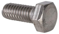 Value Collection - 5/16-18 UNC, 3/4" Length Under Head Hex Head Cap Screw - Grade 18-8 Stainless Steel, Uncoated, 1/2" Hex - Benchmark Tooling