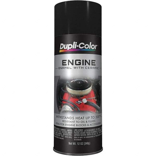 Krylon - 12 oz Black Automotive Heat Resistant Paint - Gloss Finish, 500°F Max Temp, Comes in Aerosol Can - Benchmark Tooling