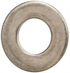 Made in USA - 3/8" Screw, Grade 300 Stainless Steel Standard Flat Washer - 0.405" ID x 0.812" OD, 0.051" Thick, Passivated Finish, Meets Military Specifications - Benchmark Tooling