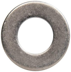 Made in USA - 7/16" Screw, Grade 300 Stainless Steel Standard Flat Washer - 0.469" ID x 0.922" OD, 0.051" Thick, Passivated Finish, Meets Military Specifications - Benchmark Tooling