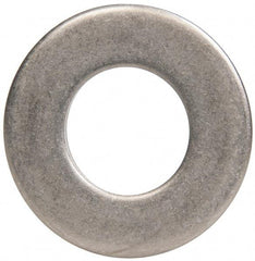 Made in USA - 5/8" Screw, Grade 300 Stainless Steel Standard Flat Washer - 0.656" ID x 1.312" OD, 0.074" Thick, Passivated Finish, Meets Military Specifications - Benchmark Tooling