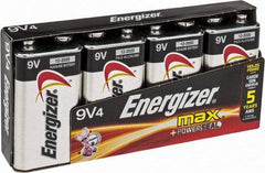 Energizer - Size 9V, Alkaline, 4 Pack, Standard Battery - 9 Volts, Miniature Snap Terminal, 6LR61, ANSI, IEC Regulated - Benchmark Tooling