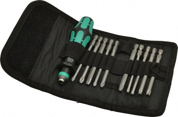 Wera - 11 Piece Power Hex Drive Bit Set - Benchmark Tooling