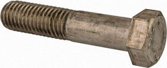 Made in USA - 5/8-11 UNC, 3" Length Under Head Hex Head Cap Screw - Grade 18-8 Stainless Steel, Uncoated, 15/16" Hex - Benchmark Tooling