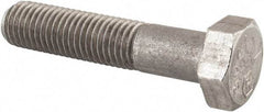 Made in USA - 5/16-24 UNF, 1-1/2" Length Under Head Hex Head Cap Screw - Grade 18-8 Stainless Steel, Uncoated, 1/2" Hex - Benchmark Tooling