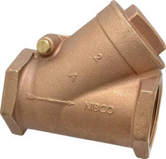 NIBCO - 2" Bronze Check Valve - Y-Pattern, FNPT x FNPT, 200 WOG - Benchmark Tooling