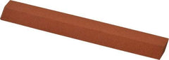 Norton - 4" Long x 9/16" Wide x 3/16" Thick, Aluminum Oxide Sharpening Stone - Diamond, Fine Grade - Benchmark Tooling