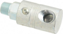 Parker - 3/8-18 NPTF Steel Hydraulic Hose Male NPT To Female NPT Swivel - 5,000 psi - Benchmark Tooling