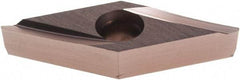 Kyocera - VBGT220.5 Y Grade PR930 Carbide Turning Insert - TiCN Finish, 35° Diamond, 1/4" Inscr Circle, 1/8" Thick, 0.008" Corner Radius - Benchmark Tooling