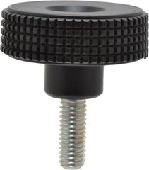 Elesa - 1.96" Head, Knurled Knob - Threaded Stem, Plastic - Benchmark Tooling