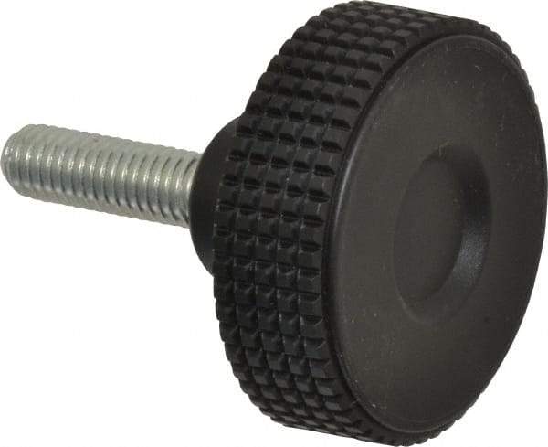 Elesa - 1.96" Head, Knurled Knob - Threaded Stem, Plastic - Benchmark Tooling