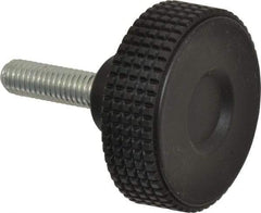 Elesa - 1.96" Head, Knurled Knob - Threaded Stem, Plastic - Benchmark Tooling