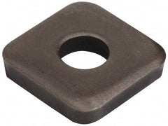 Jergens - 1" Bolt, 2-1/2" Square, Black Oxide Finish, Steel Square Flat Washer - 1-1/16" ID, 1/4" Thick - Benchmark Tooling