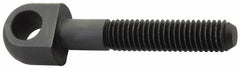 Jergens - 3/8-16, 1-3/8" Thread Length, 3/8" Hole Diam, 3/8" Hole Diam, Steel, Swing Bolt - Black Oxide Finish, Grade 4140, 1/2" Head Thickness, 2-1/2" Hole Center to End - Benchmark Tooling