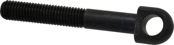 Jergens - 5/8-11, 2-1/2" Thread Length, 5/8" Hole Diam, 5/8" Hole Diam, Steel, Swing Bolt - Black Oxide Finish, Grade 4140, 3/4" Head Thickness, 4-3/4" Hole Center to End - Benchmark Tooling
