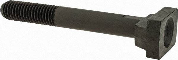 Jergens - 1/2-13, 1-1/2" Thread Length, 1/2" Slot Width, Black Oxide, Steel T Slot Bolt - 4" Length Under Head, Grade 4140, 8, 7/8" Head Width x 5/16" Head Height - Benchmark Tooling