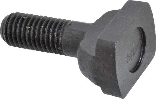Jergens - 5/8-11, 1-1/4" Thread Length, 5/8" Slot Width, Black Oxide, Steel T Slot Bolt - 2" Length Under Head, Grade 4140, 8, 1-1/8" Head Width x 3/8" Head Height - Benchmark Tooling