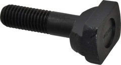 Jergens - 5/8-11, 1-1/4" Thread Length, 5/8" Slot Width, Black Oxide, Steel T Slot Bolt - 2-1/2" Length Under Head, Grade 4140, 8, 1-1/8" Head Width x 3/8" Head Height - Benchmark Tooling