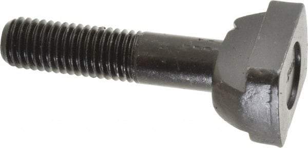 Jergens - 5/8-11, 1-1/2" Thread Length, 5/8" Slot Width, Black Oxide, Steel T Slot Bolt - 3" Length Under Head, Grade 4140, 8, 1-1/8" Head Width x 3/8" Head Height - Benchmark Tooling