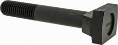 Jergens - 5/8-11, 1-1/2" Thread Length, 5/8" Slot Width, Black Oxide, Steel T Slot Bolt - 4" Length Under Head, Grade 4140, 8, 1-1/8" Head Width x 3/8" Head Height - Benchmark Tooling