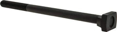 Jergens - 5/8-11, 3" Thread Length, 5/8" Slot Width, Black Oxide, Steel T Slot Bolt - 10" Length Under Head, Grade 4140, 8, 1-1/8" Head Width x 3/8" Head Height - Benchmark Tooling