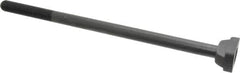 Jergens - 5/8-11, 3" Thread Length, 5/8" Slot Width, Black Oxide, Steel T Slot Bolt - 12" Length Under Head, Grade 4140, 8, 1-1/8" Head Width x 3/8" Head Height - Benchmark Tooling