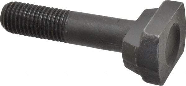 Jergens - 3/4-10, 1-1/2" Thread Length, 3/4" Slot Width, Black Oxide, Steel T Slot Bolt - 3-1/2" Length Under Head, Grade 4140, 8, 1-5/16" Head Width x 7/16" Head Height - Benchmark Tooling
