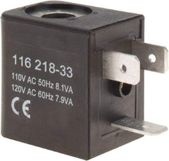 ARO/Ingersoll-Rand - 120 AC Volt, Din Connection Coil Lead Length, Class F, Solenoid Coil - 4.8 Watt, NEMA 4 Enclosure, Use with ARO Solenoid Valve - Benchmark Tooling