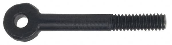 Gibraltar - 3/8-16, Steel, Eye Hole Head, Rod End - Black Oxide Finish, 3/8" Shank Diam, 3-3/4" Hole Center to End, Grade C-1030, 1-1/2" Thread Length - Benchmark Tooling